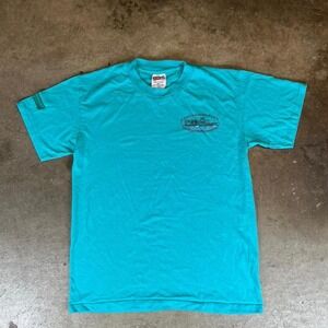 Vintage 90s single stitch Olympic National Park blue tee Size men's medium